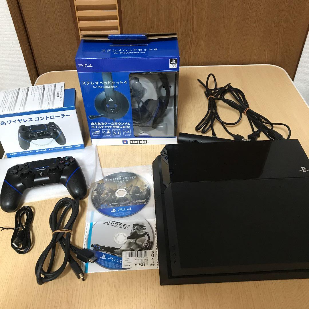 PlayStation4 ジェット・ブラック 500GB CUH-1000A… SONY Playstation 4 PS4 Jet Black console 500GB CUH-1000A w/box | eBay