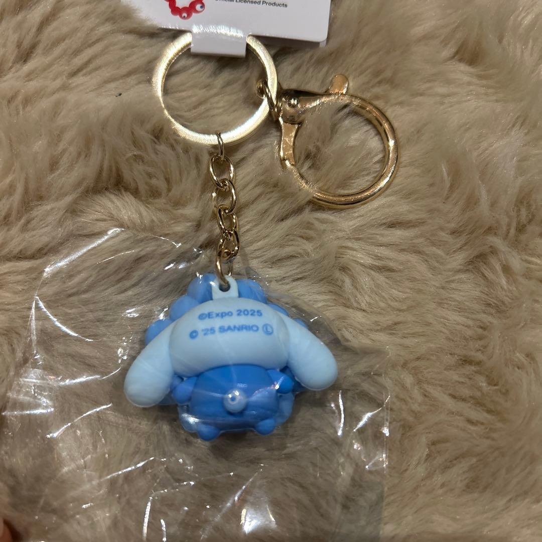 シナモンロール】推しカラーサンリオEXPO2025ミャクミャクキーホルダー