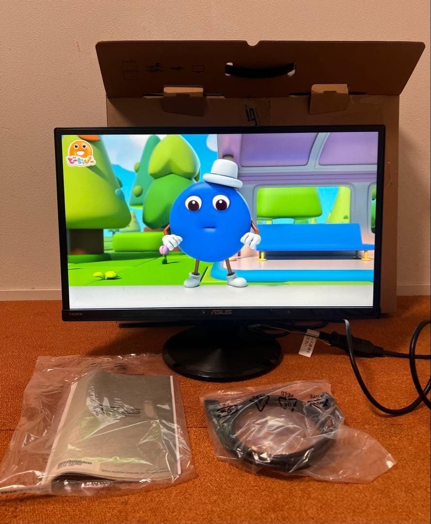 未使用近い ASUS スピーカー内蔵モニター 2022年製 FHD 1080p