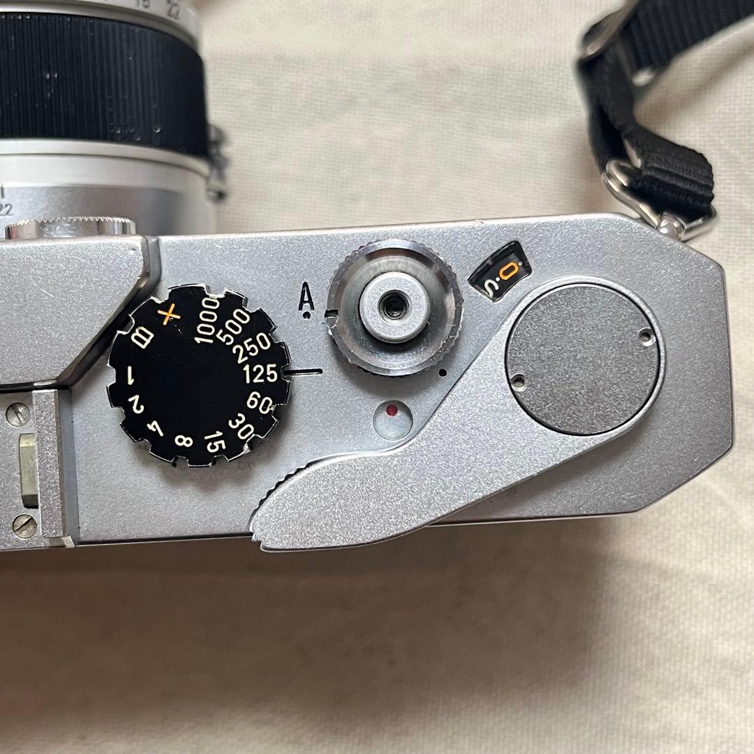 キャノン Canon オールドカメラ　P 型　ポピュレール　50mm f1.8