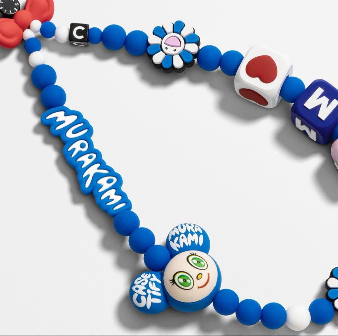 【値下げ】CASETIFY×村上隆　ストラップ (ブルー)