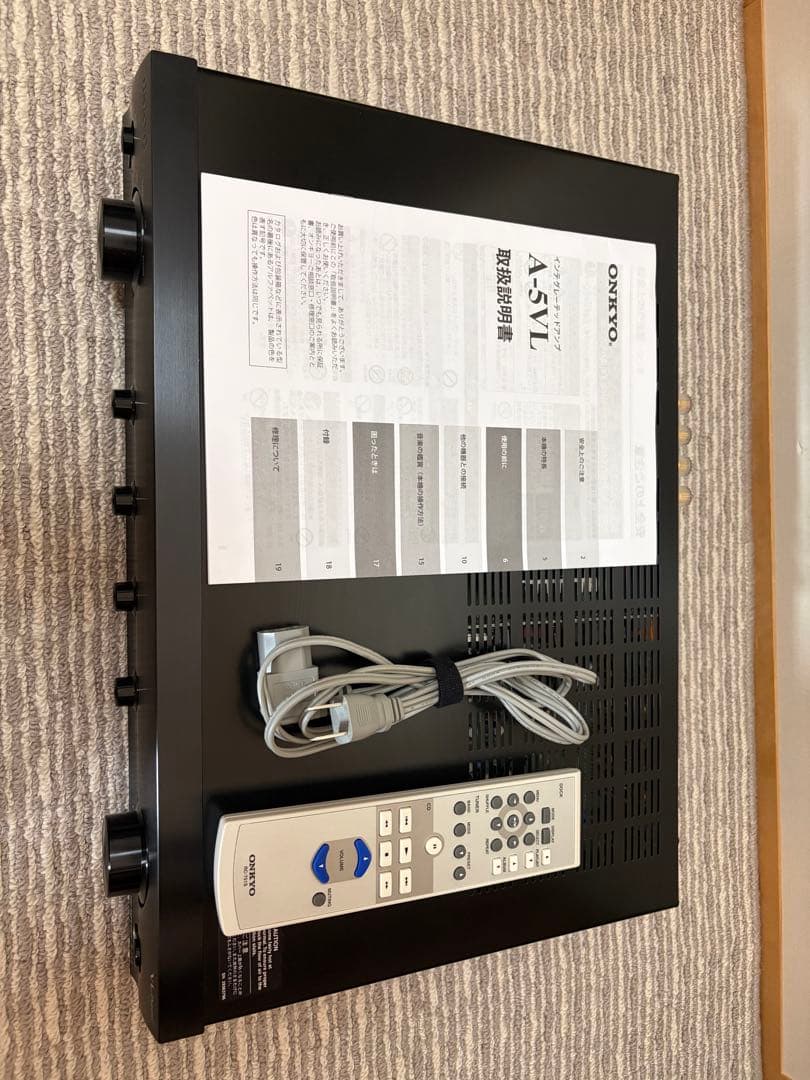 ONKYO インテグレーテッドアンプ A-5VL(B) 直販限定モデル
