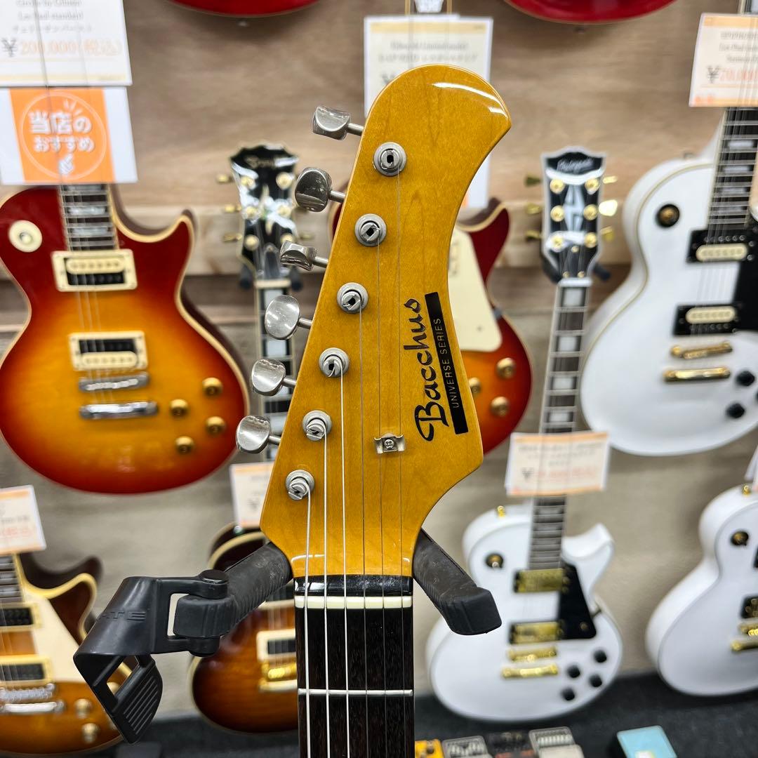 11602】Bacchus 帯ロゴ 旧ロゴ ストラトキャスター タイプ - メルカリ