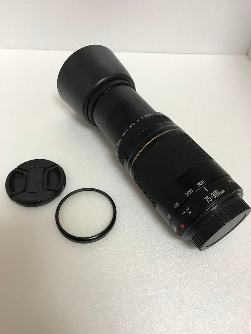 フード付き/キヤノン/人気の望遠レンズ/Canon EF75-300㎜