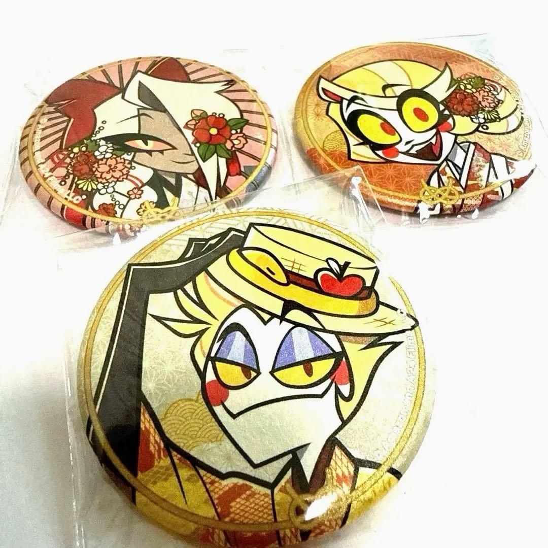 ハズビンホテルへようこそ ルシファー チャーリー ヴァギー 缶バッジ