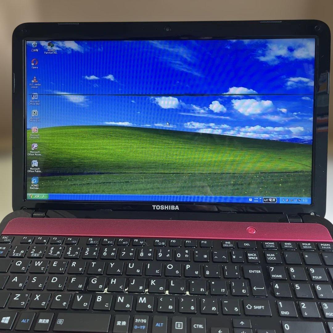 ☆訳有激安美品☆WindowsXP☆東芝15.6インチ大画面PC☆第3世代i7☆