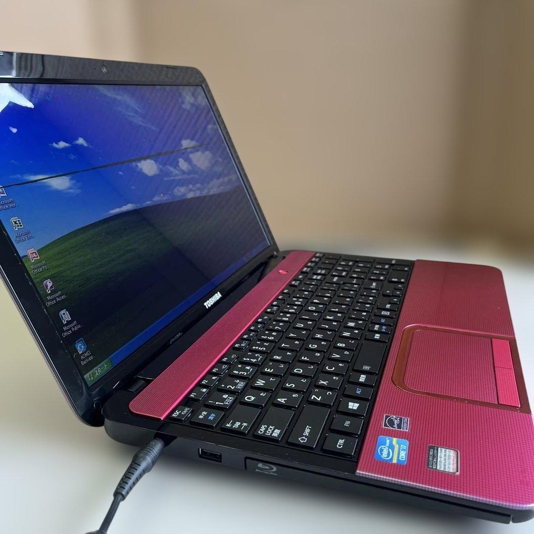 ☆訳有激安美品☆WindowsXP☆東芝15.6インチ大画面PC☆第3世代i7☆