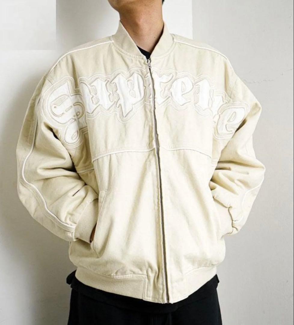 Supreme 刺繍ロゴ ベージュ ブルゾン Supreme 刺繍ロゴ ベージュ ブルゾン | 激安通販のイーサプライ