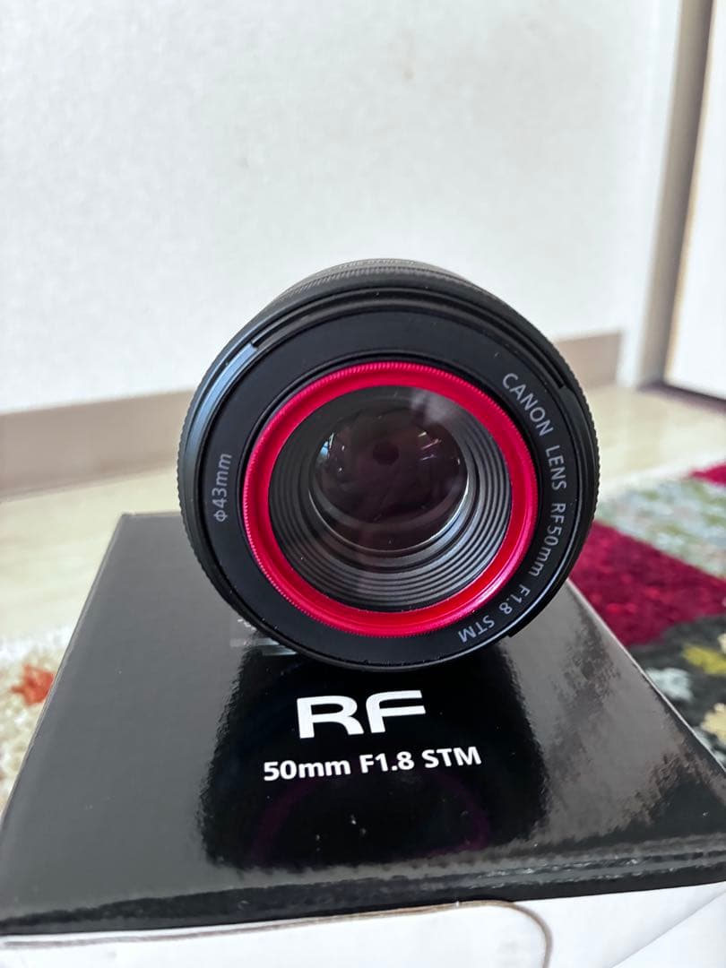 Canon RF 50mm F1.8 STM 「元箱・フード・フィルター２枚付」