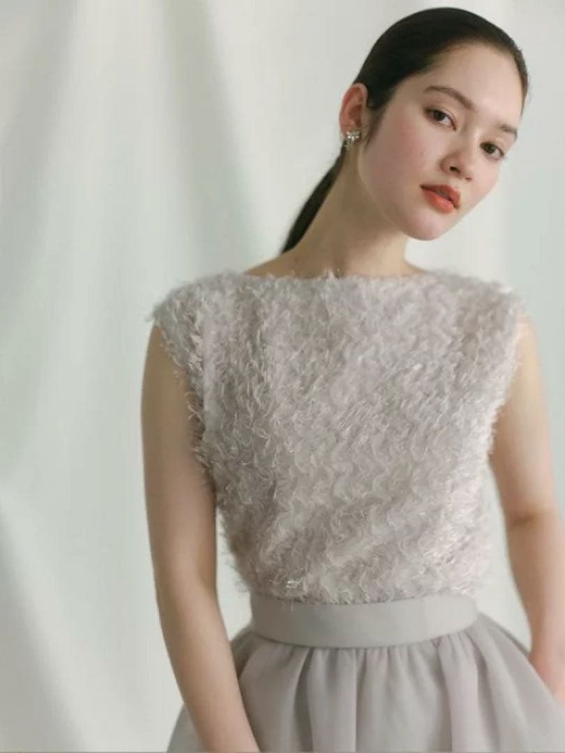 セルフォード フラッフィープルオーバー フラッフィーフレアスカート