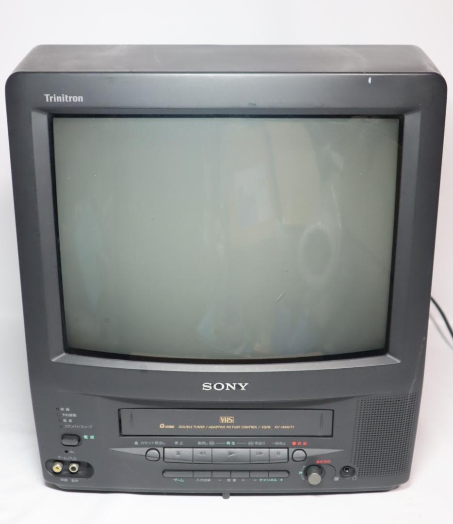SONY トリニトロン カラービデオテレビ KV-14MVT1 稼働品ジャンク
