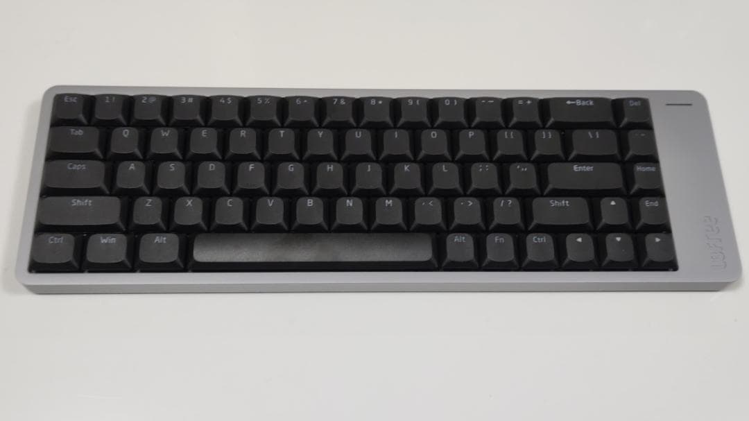 【特別限定カスタム】LOFREE FLOW2グレー（68キー） × 静音ピンク軸