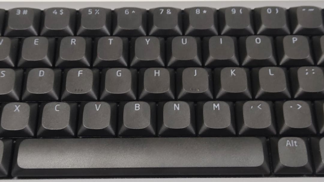 【特別限定カスタム】LOFREE FLOW2グレー（68キー） × 静音ピンク軸