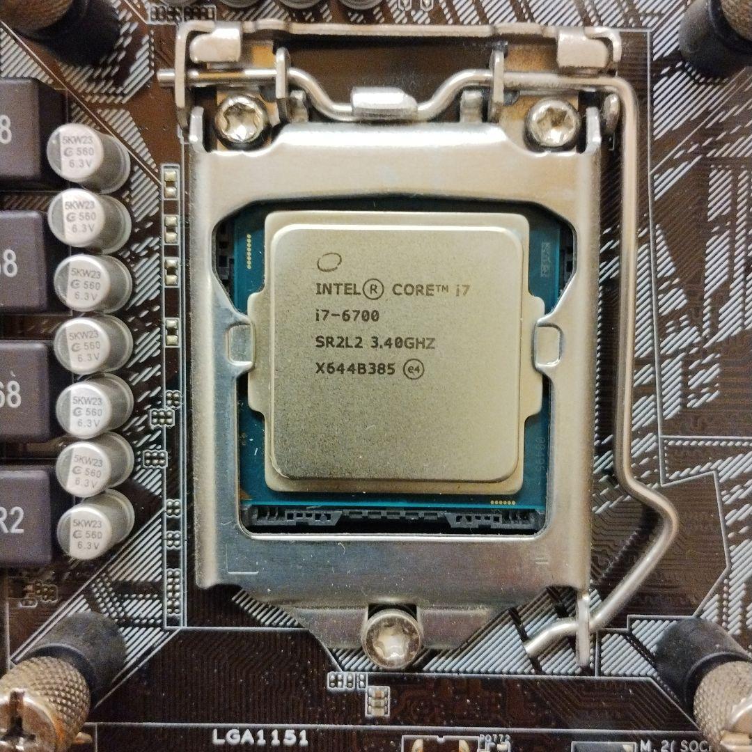 動作確認済 ASUS H170M-PLUS/i7-6700/ENERMAXセット