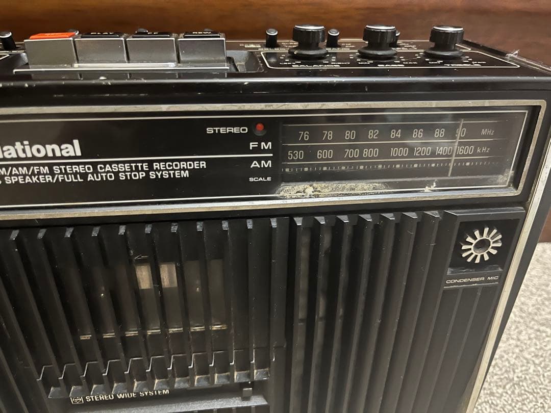 National AM/FM ステレオカセットレコーダー　RS-457