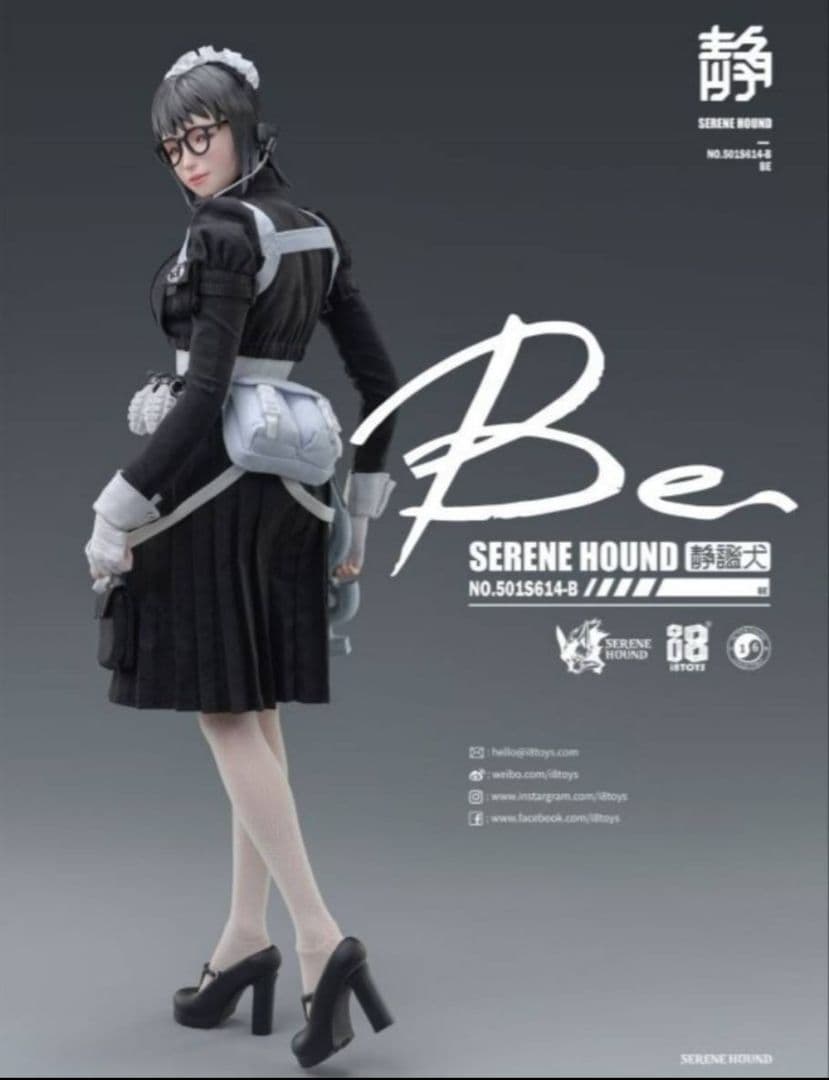 新品　1/6 　女性アクションフィギュア　\"Be\" 　i8Toys　眼球可動