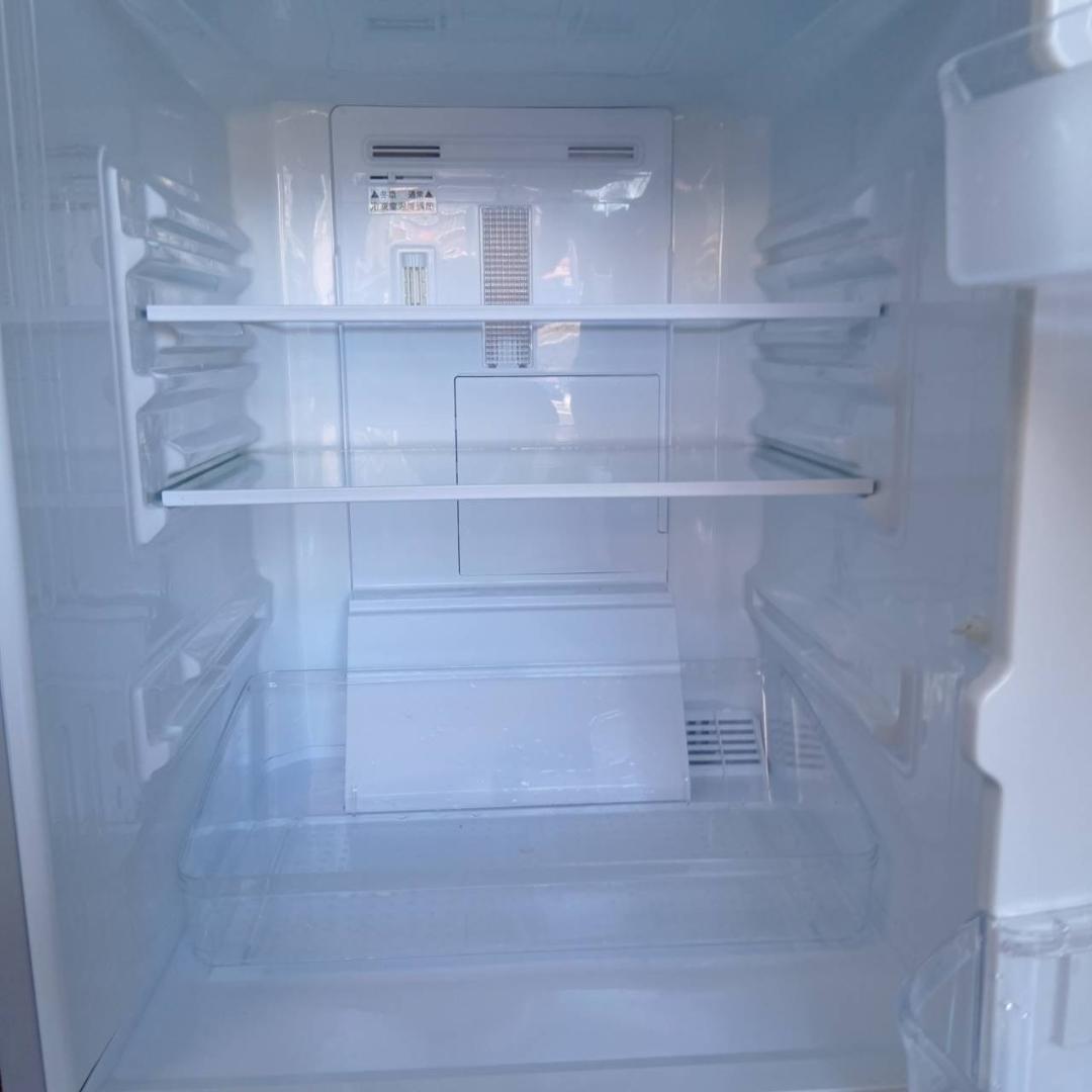 シャープ 冷蔵庫 137L 2ドア SJ-D14C-S 2017年製 美品