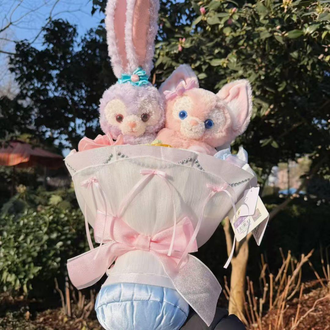 上海ディズニーランド正規品1.14新作リーナベルとステラルー花束ブーケ