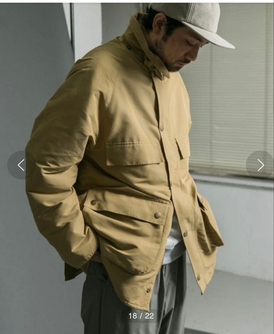 美品 Barbour バブアー別注 ビデイル ポーラテック ジャケット 38