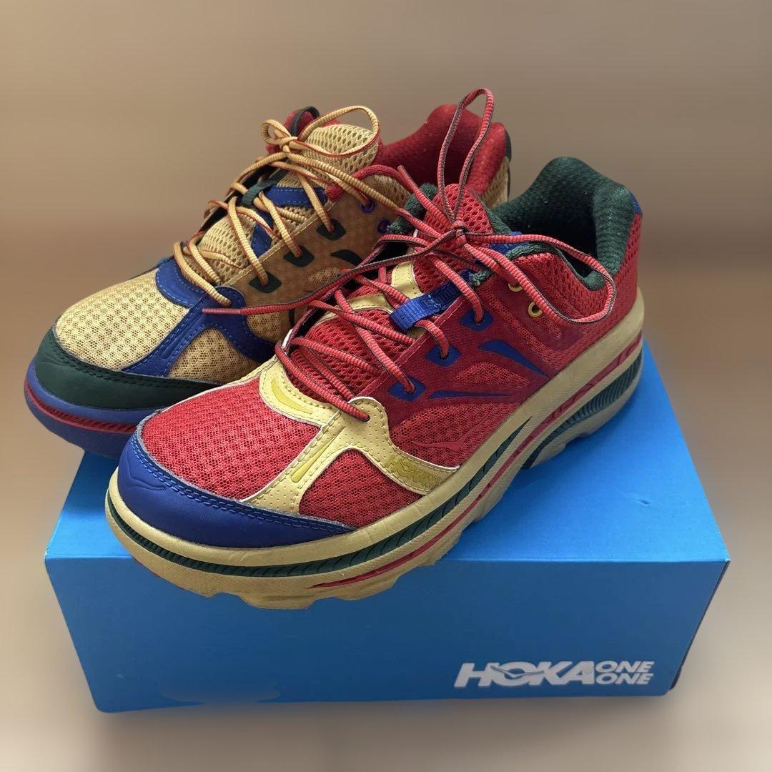 で*ょ様 美品　限定カラー　HOKA × EG BONDI B　エンジニアガーメ HOKA ONE ONE×ENGINEERED GARMENTSコラボモデル第三弾「HOKA × EG