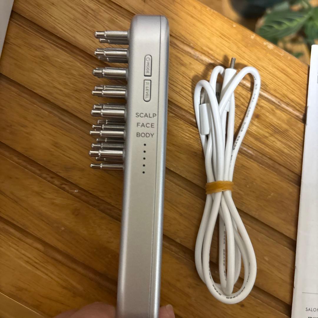 SALONIA EMS Lift Brush シルバー