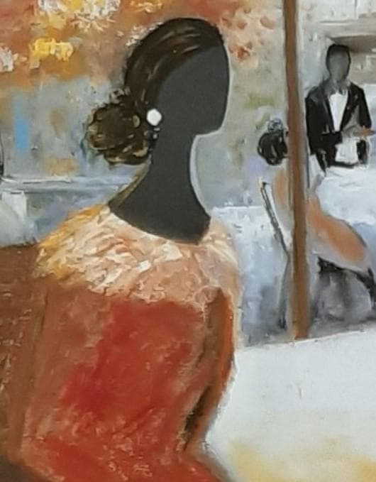 高山彩花、「街」、希少画集の額装画、四季、風景、人気作品