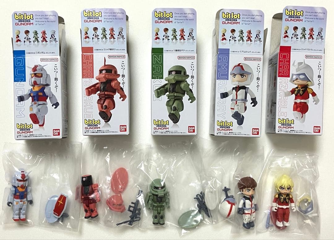 bitlot ビットロットGUNDAM ガンダム 全5種類セット - メルカリ