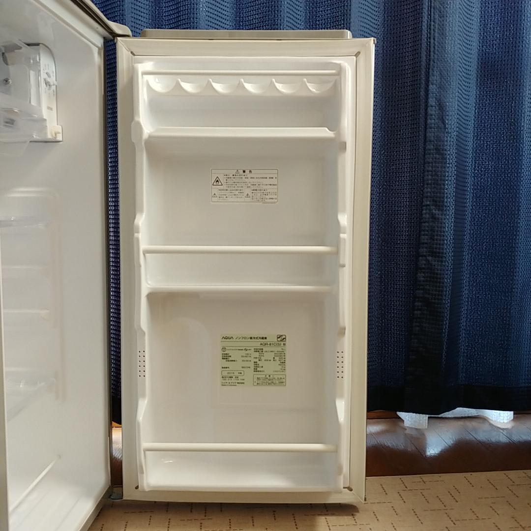 AQUA 冷蔵庫 ワンドア 小型 AQR-81C