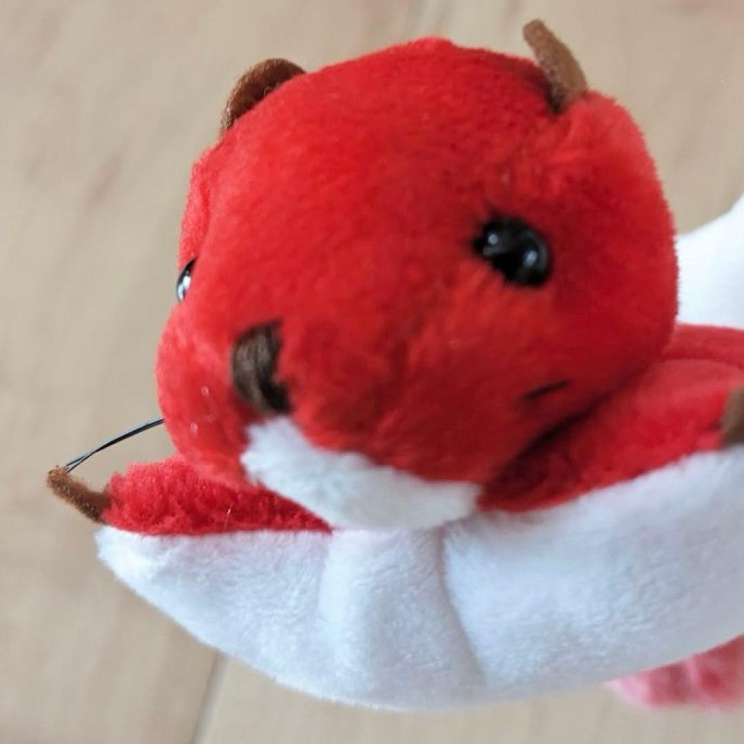 アニマルキーチェーン ぬいぐるみ マスコット モモンガ ももんが 2色