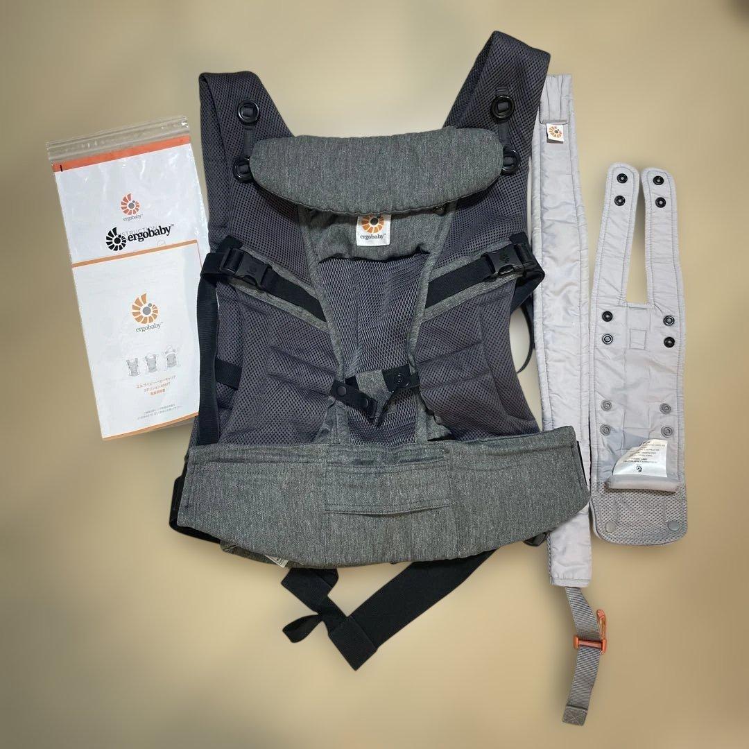 エルゴベビー ベビーキャリア アダプト 抱っこ紐 グレー - メルカリ