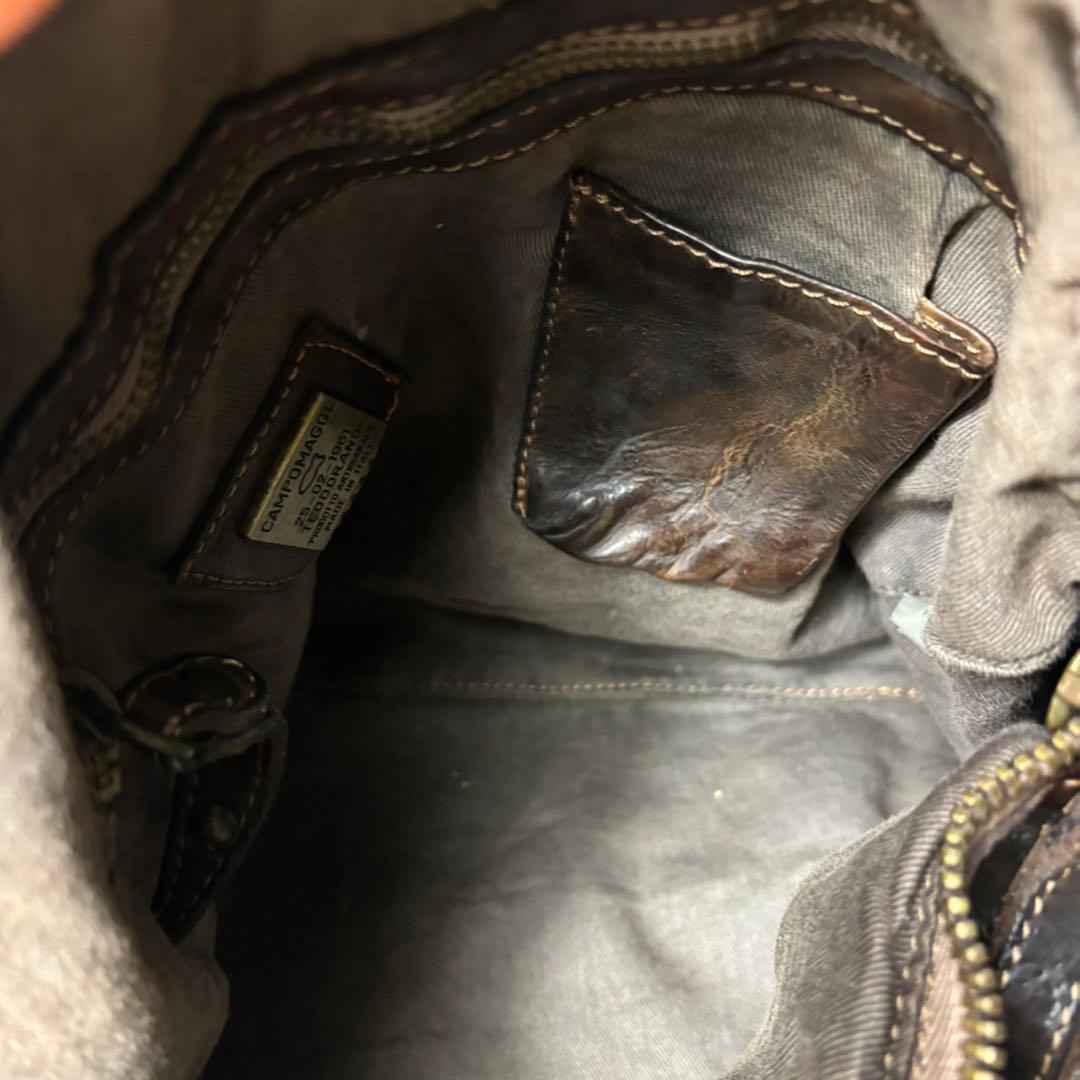 カンポマッジ TEODORANO 2way スタッズ トート ショルダーバッグ