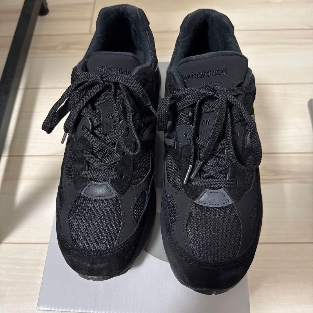 ニューバランス992　トリプルブラック　27.0cm