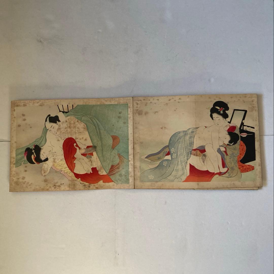 浮世絵 春画 レトロ 骨董 明治 - メルカリ