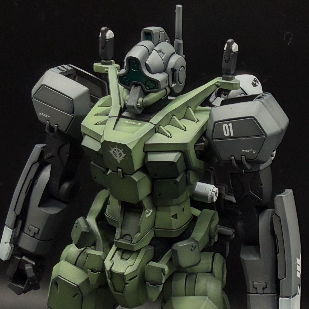 HG1/144ゲルググ 量産型 全塗装 完成品 ガンダムジークアクス ジム