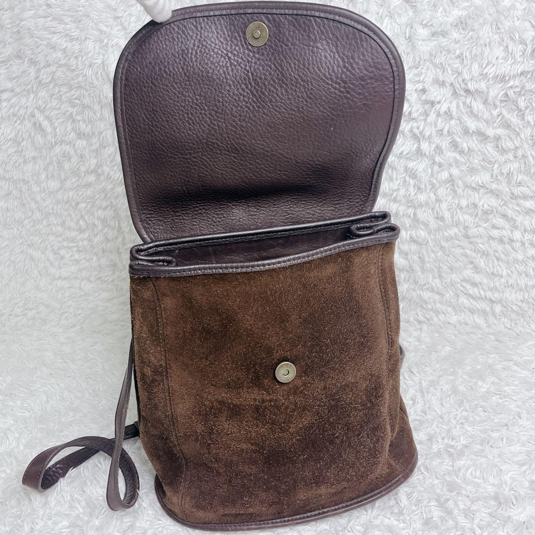 希少】OLDCOACHオールドコーチ バークレースエードリュック ブラウン