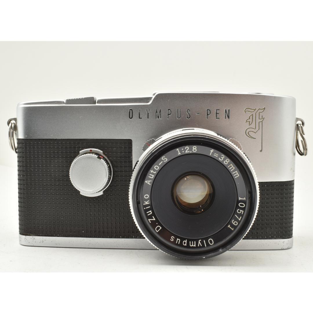 整備済 完動 OLYMPUS PEN F 38mm F2.8 花文字CAP付