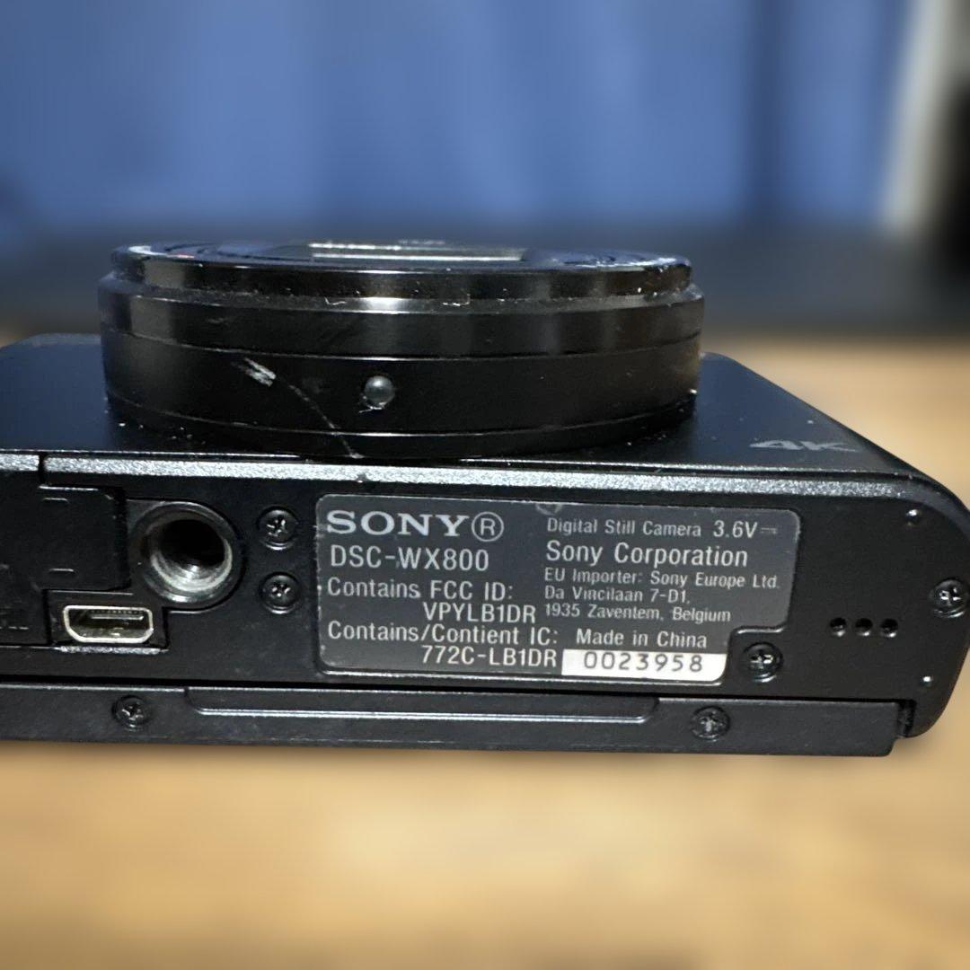 SONY サイバーショット DSC-WX800 4K 同時充電器 バッテリー3個