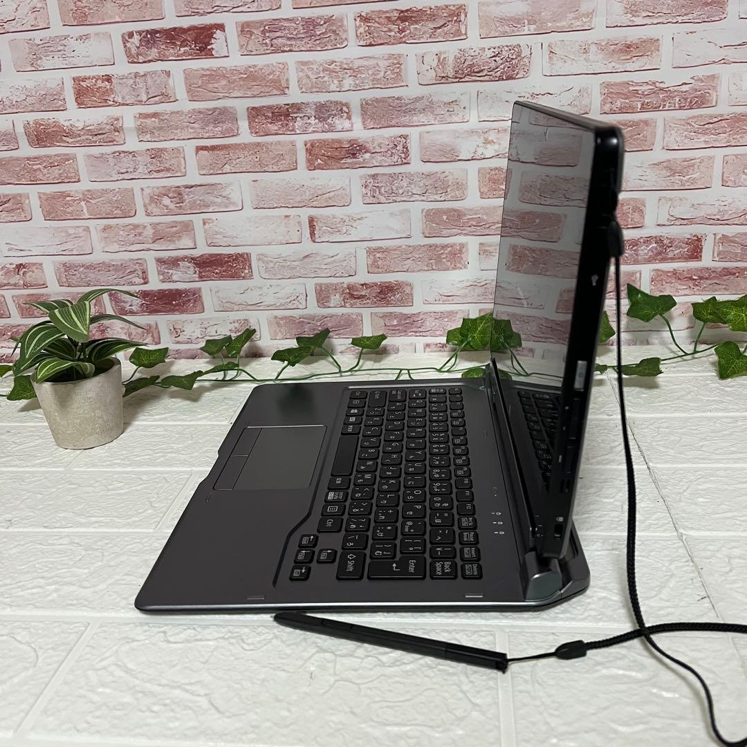 ★タッチパネル美品SSD128GB★Q665/M カメラ ノートPC340