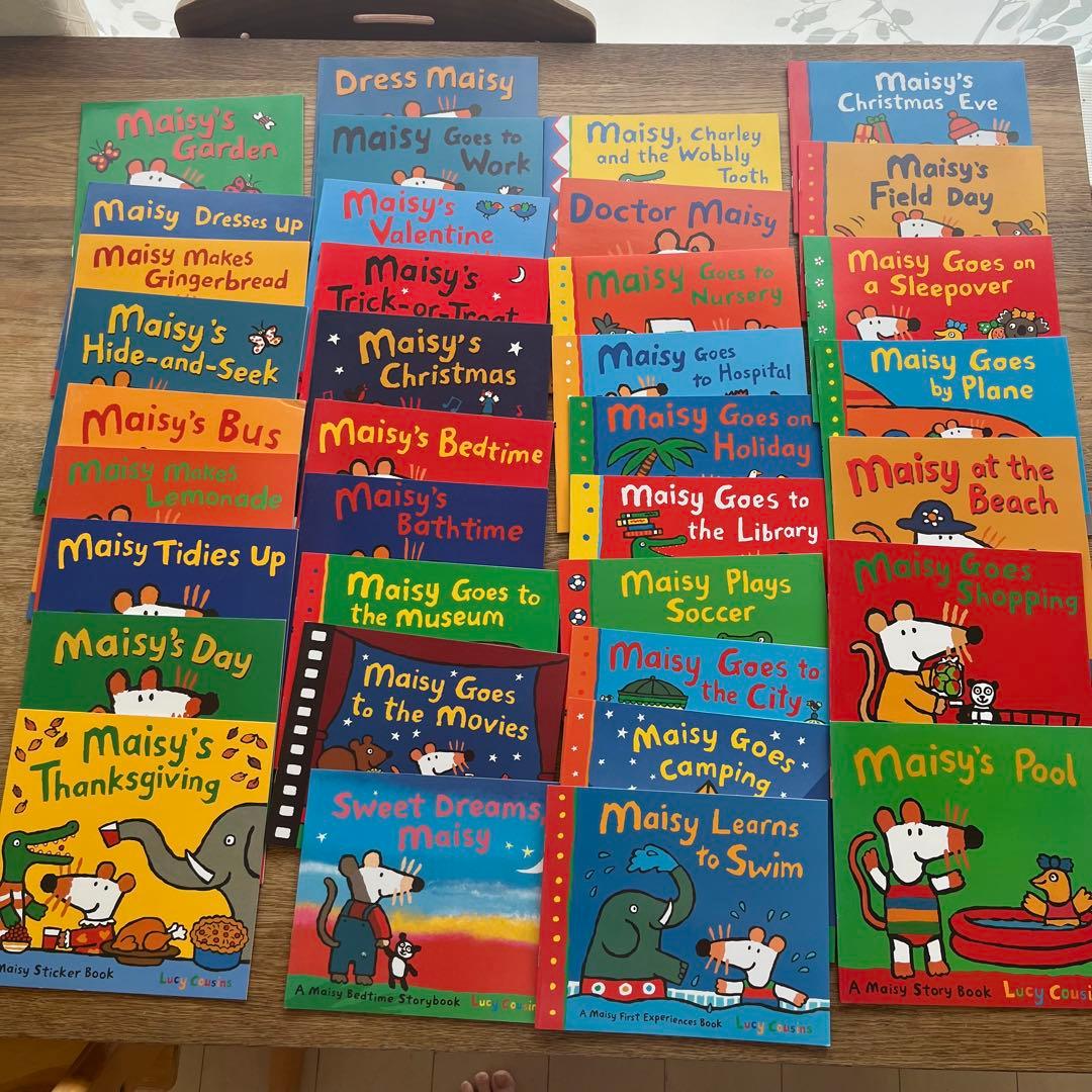 マイヤペン本体+Maisy英語絵本36冊☆【ステッカー付き】 - メルカリ