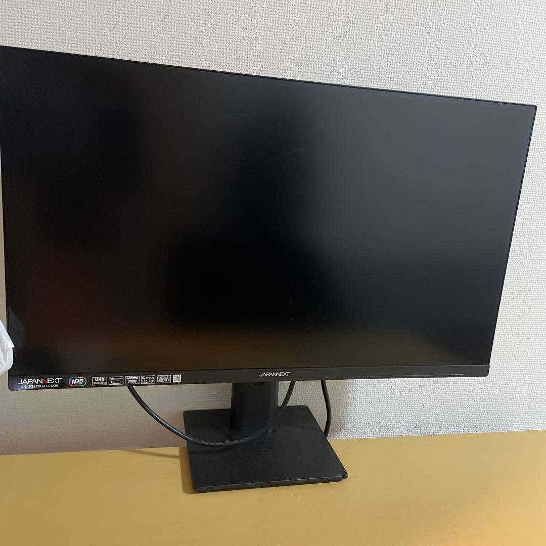 JAPANNEXT27インチモニター JN-IPS270U-H-C65W ヤマダデンキ限定】JAPANNEXT 27インチ IPSパネル搭載 4K(3840x2160