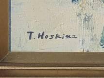 【真作】絵画　保科友江　油彩4号　ばら　優雅な色彩が映える油彩画　W4