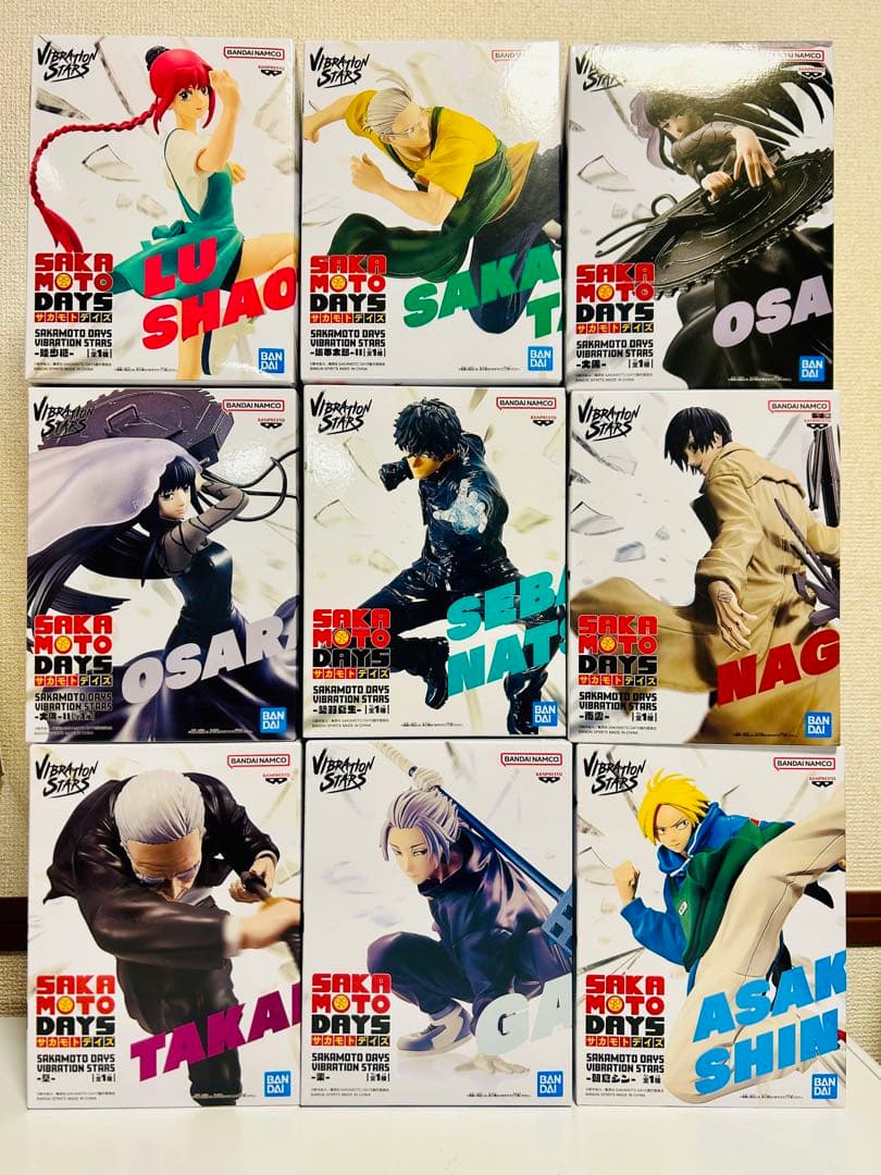 サカモトデイズ プライズ フィギュア 9点セット まとめ売り - メルカリ