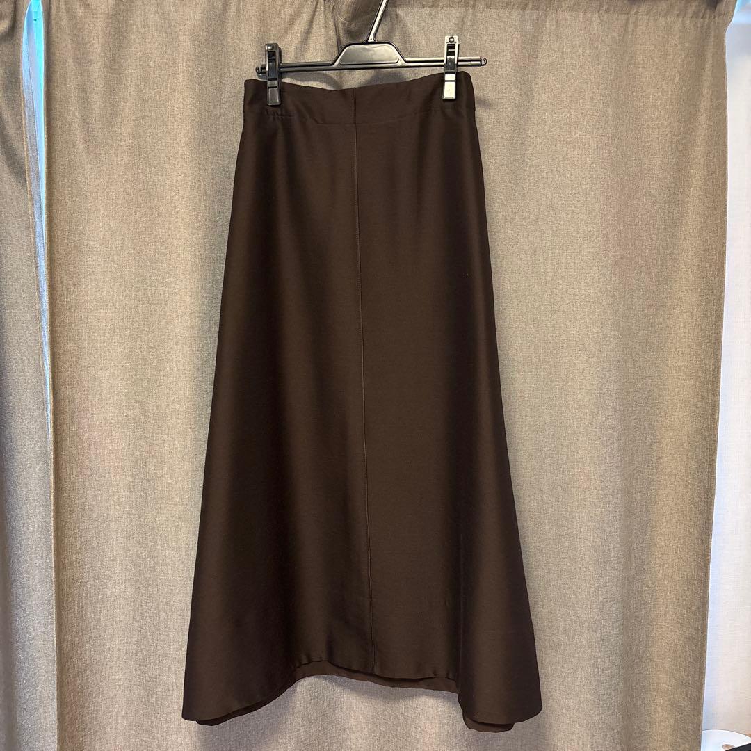 ebure クリアダブルクロス トラペーズスカート - メルカリ