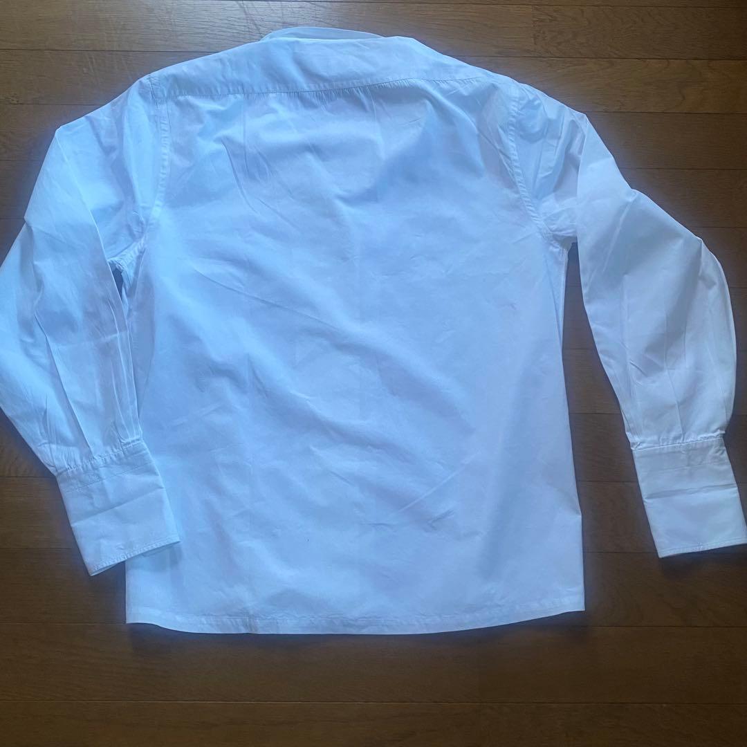 レア]charvet シャツ 白 L メンズ フランス製 - メルカリ