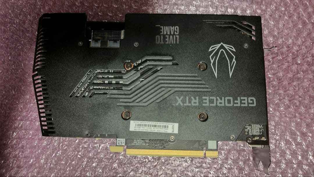 ZOTAC RTX 3070 8G 動作確認済み