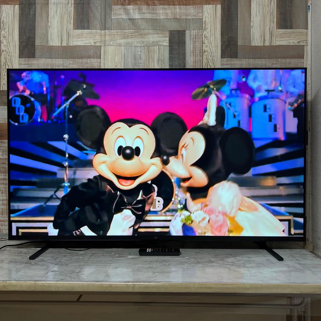 即日受渡❣️全国送料込半年前購入FPD55型4KGoogleTV ネット動画多数