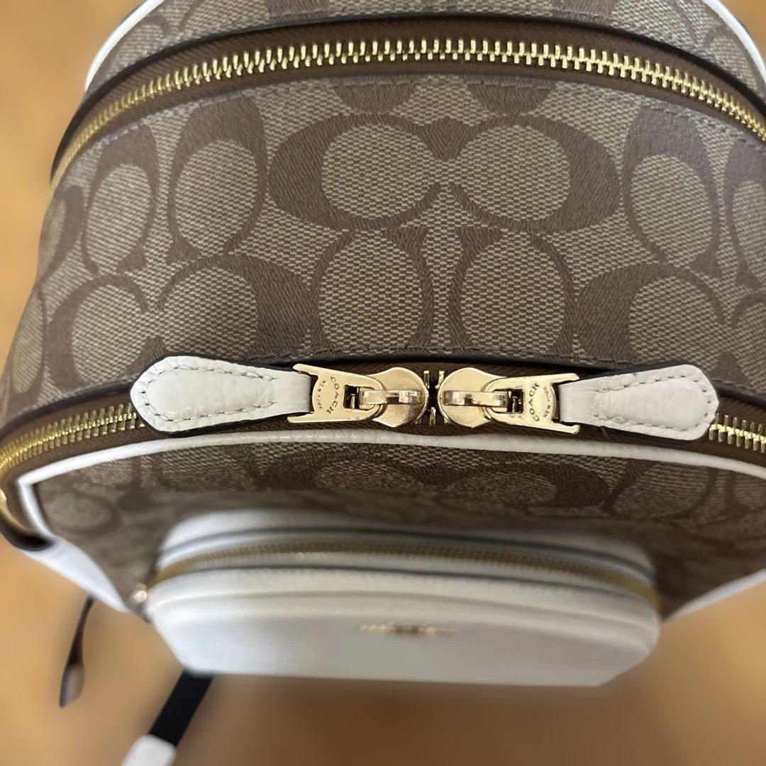コーチ COACH バッグ リュック F05671 カーキ×チョーク ⭐️美品⭐️