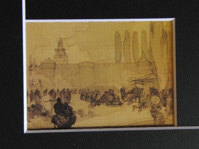 アルフォンス・ミュシャ、イヴァンチッツェでのクラリッツェ聖書の印刷 ミュシャを楽しむために、イヴァンチッツェの思い出、ポストカード