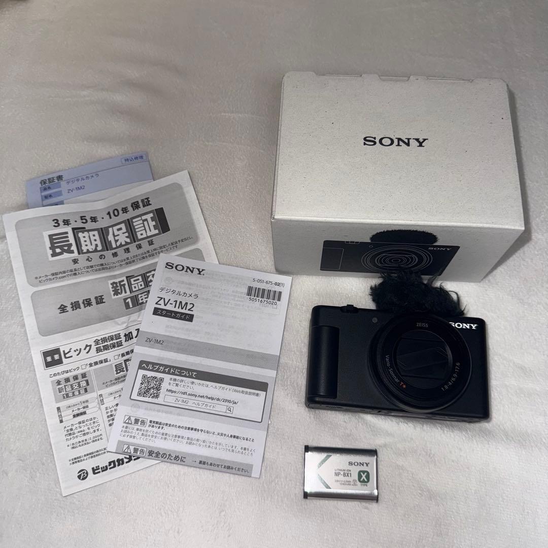 SONY(ソニー) ZV-1M2 5年保証書　SDカード付き SONY(ソニー) ZV-1M2 5年保証書 SDカード付き SONY(ソニー) ZV-1M2 5年
