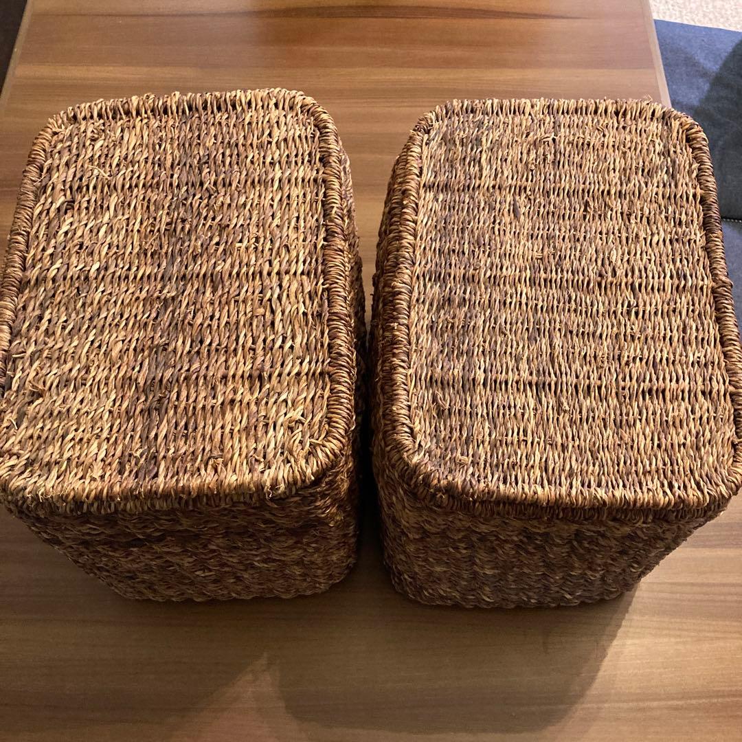 無印良品蓋付きカゴ 2個セット 廃盤品 - メルカリ